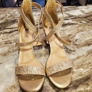 Gold Heels, 9.5 women's